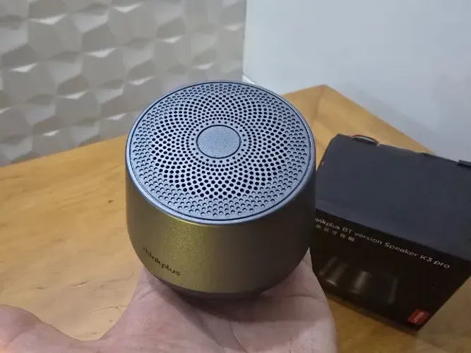 Mini caixa som bluetooth 5.0 Lenovo Thinkplus K3 PRO portátil (novo)