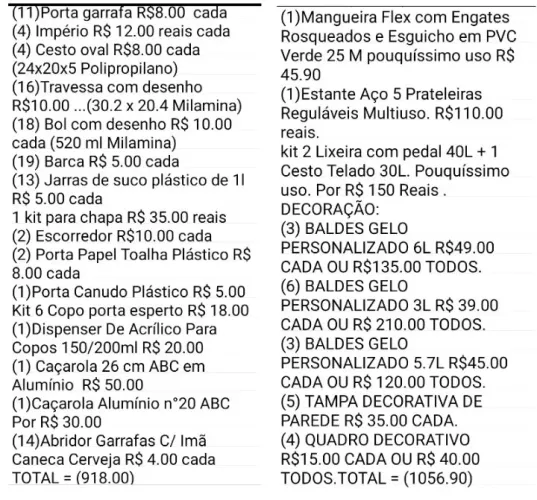 Kit utensílios cozinha + Decoração