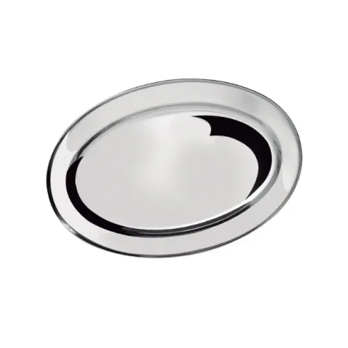 Travessa Oval Em Aço Inox 25 Cm Linha Classic Ud229