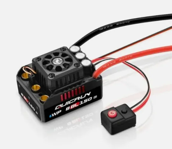 Esc Hobbywing Quicrun 8bl150 G2 de 150A Brushless 4 / 6s Para Carros 1/8 - 1/10