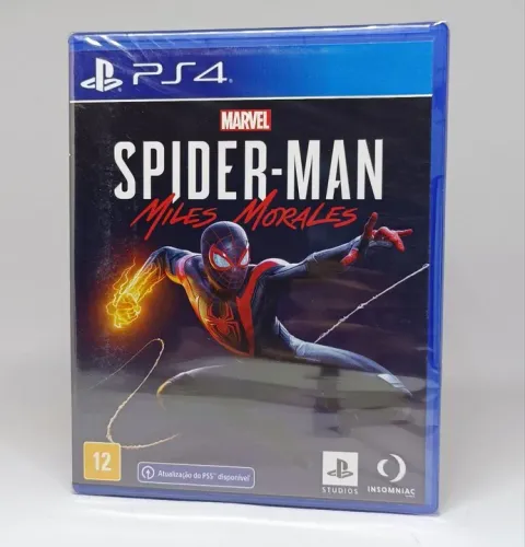 Spider-Man: Miles Morales - PS4 mídia física 