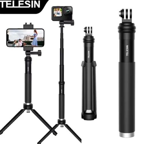 Bastão Telesin Extensível para Câmera e Celular
