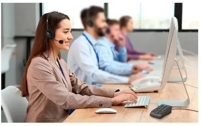 Base Discadora Telefone Hsb 40 Intelbras Headset Atendimento