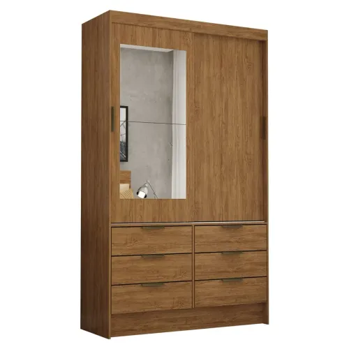 Roupeiro Solteiro 2 Portas 6 Gavetas OFERTA s443