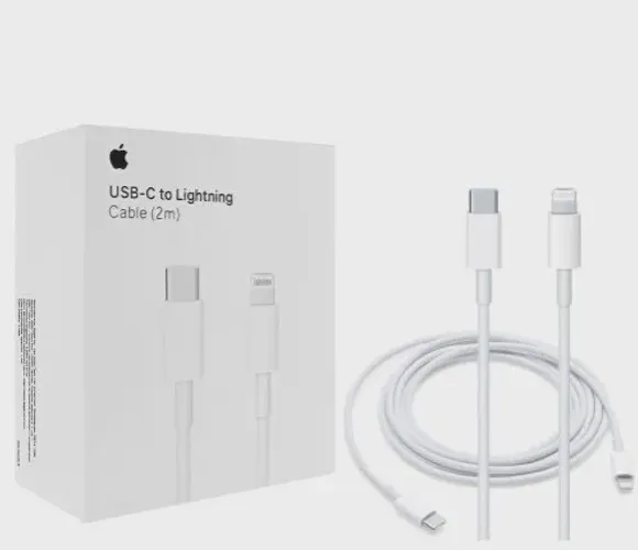 Cabo iPhone Usb-c Para Lightning (2 M) Cor Branco
