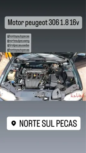 Motor peugeot 306 1.8 16v