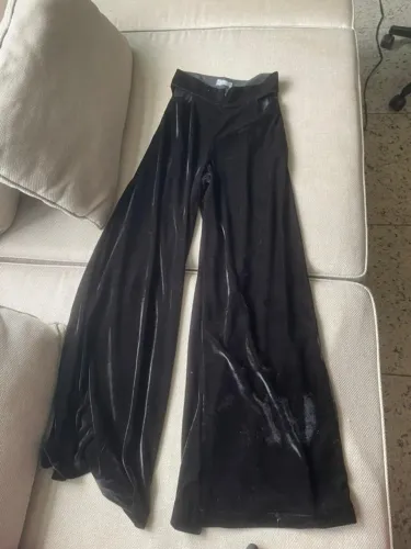 Calça de veludo preta