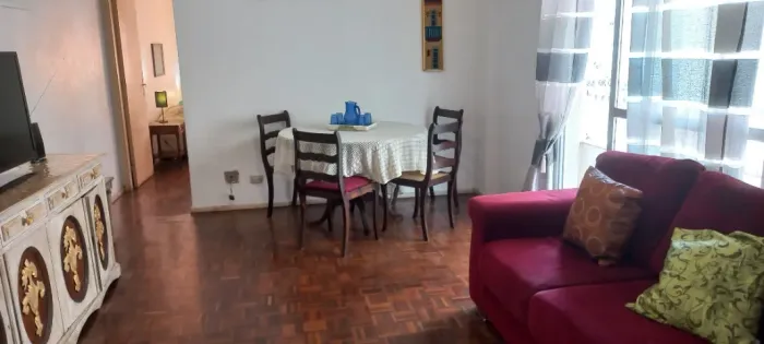 Apartamento em Botafogo p/ pequenas ou longas temporadas 
