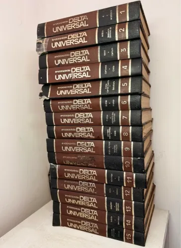Enciclopédia Delta Universal 15 Volumes
