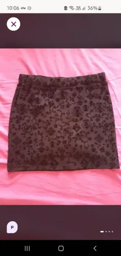 Saia de veludo importada