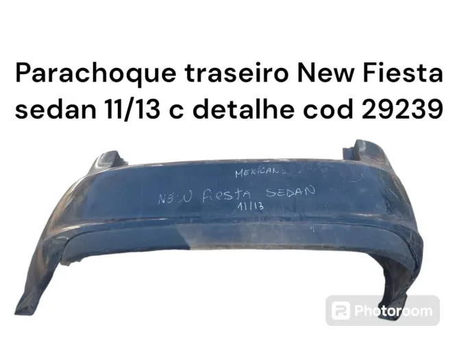 Parachoque Traseiro New Fiesta Sedan 11/13 C/detalhe 29239