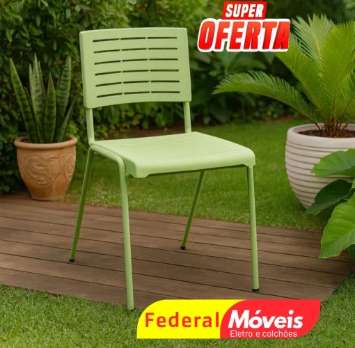 Cadeira Plástica Niala - Ideal para uso residencial e comercial