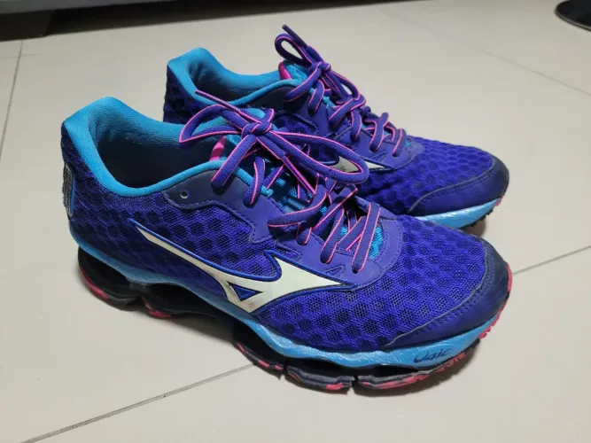 Tênis Mizuno Wave Creation 21 - Feminino - Azul