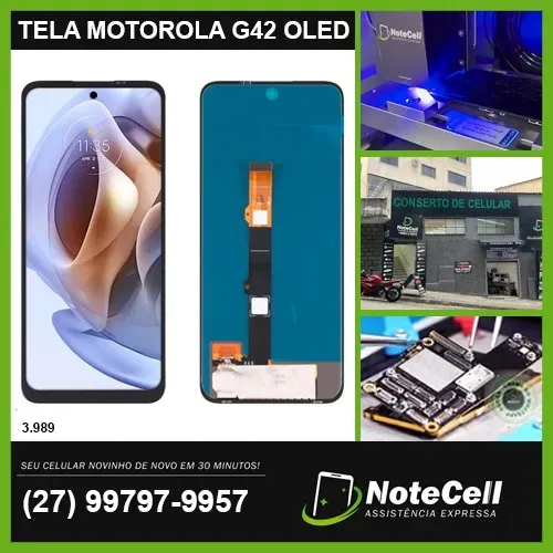 Tela / Display Para Moto G42 OLED Original - Instalação em 30 minutos!
