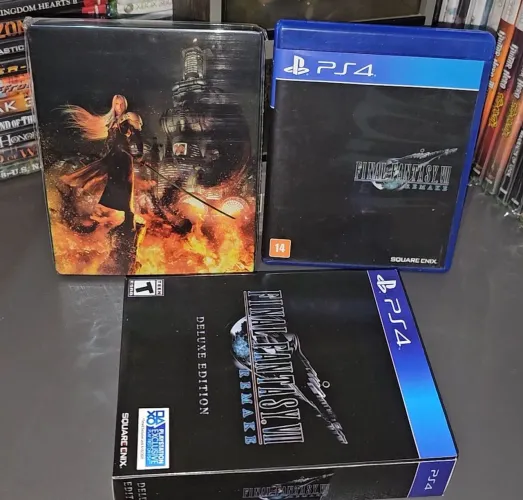 Final fantasy vii REMAKE steelbook edition <br>R$45