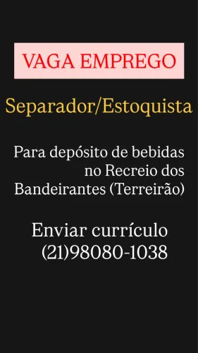 SEPARADOR/ESTOQUISTA