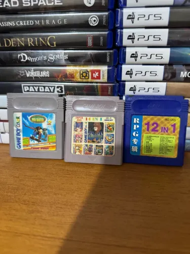 Cartuchos Game Boy Color - Pro Skater 2, 14 em 1 e 12 em 1
