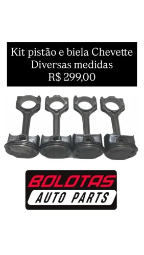 Kit pistão e biela 