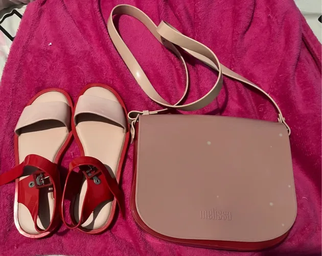 Bolsa+ sapato melissa conjunto