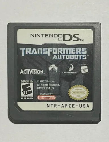 TRANSFORMERS AUTOBOTS ORIGINAL NINTENDO DS AMERICANO SOMENTE CARTUCHO ACEITO OLX PAY