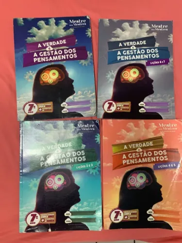 4 livros físicos Mestre dos Mestres/escola da inteligência, 7º ano Fundamental