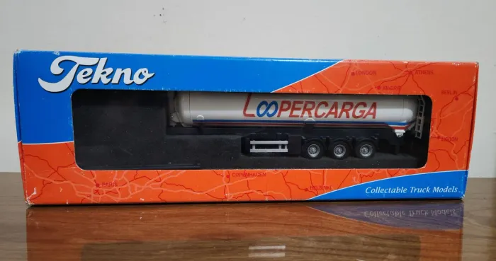 Miniatura Caminhão Carreta Tanque Tekno Escala 1/50
