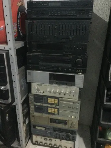 lote receiver e amplificadores antigos 