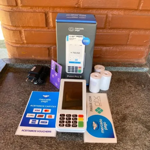 Maquina de Cartão Mercado Pago Point Pro 3