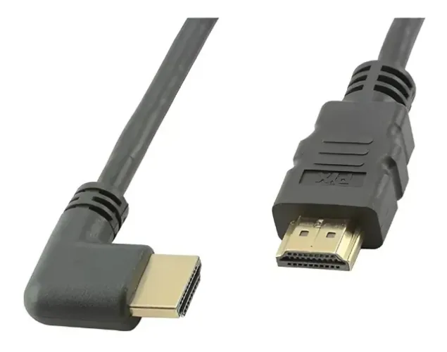 Cabo Hdmi 2.0 90º 4k 3d Ultrahd 18 P 5 Metros L