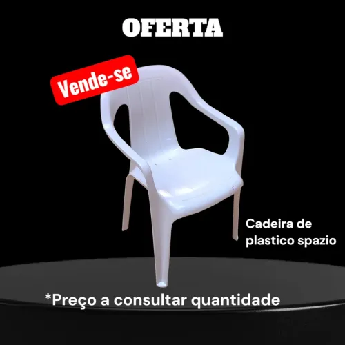 Cadeira de Plástico poltrona Reforçada