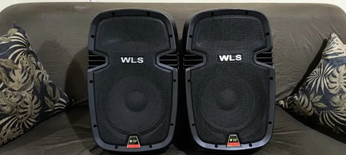 Super Oportunidade - Par de Caixas Ativa/Passiva WLS W10 Super Novas e Originais 150 Watts