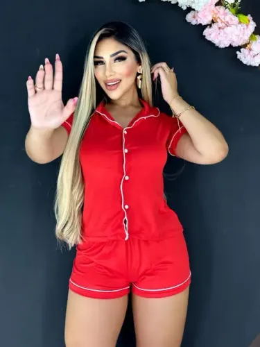 Baby doll americano de suede no atacado