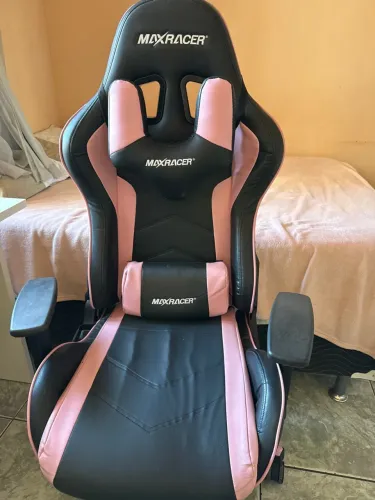 Cadeira Gamer Maxracer Rosa e Preta