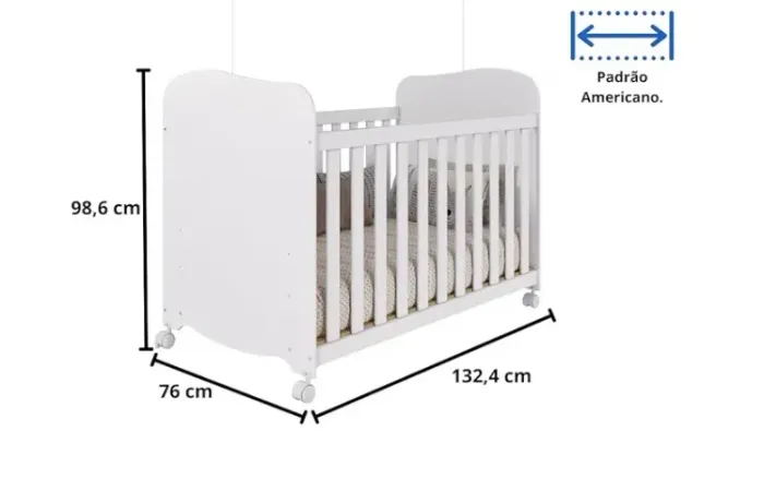 Berço Novo (na caixa, sem montar)