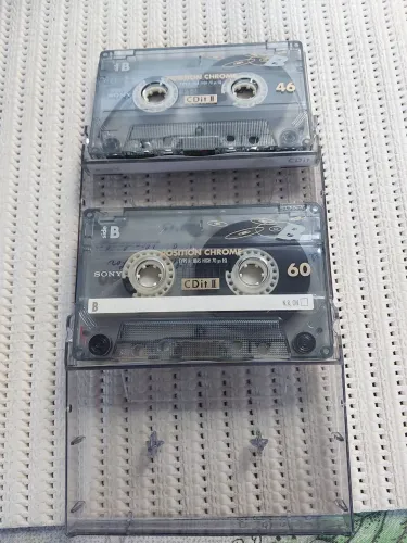 Kit 2 Fita k7 Sony CDit 2 Chrome usada