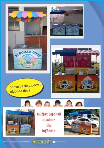 Pipoca e algodão doce 