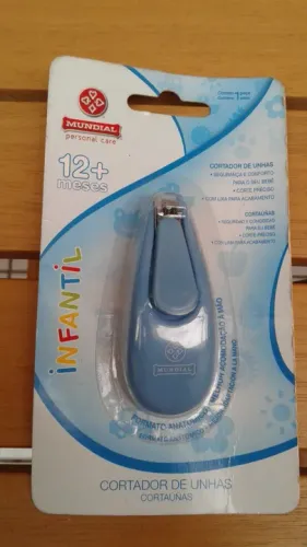Cortador de unhas infantil mundial azul