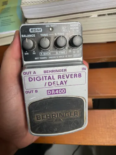 Pedal Reverb Delay Behringer DR400