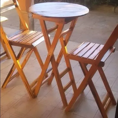 Mesa de Bar dobrável com 2 banquetas