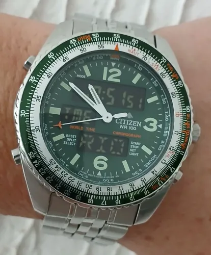Belíssimo Relógio original CITIZEN WINGMAN JAPAN NOVA GERAÇÃO. Exemplar raro de coleção