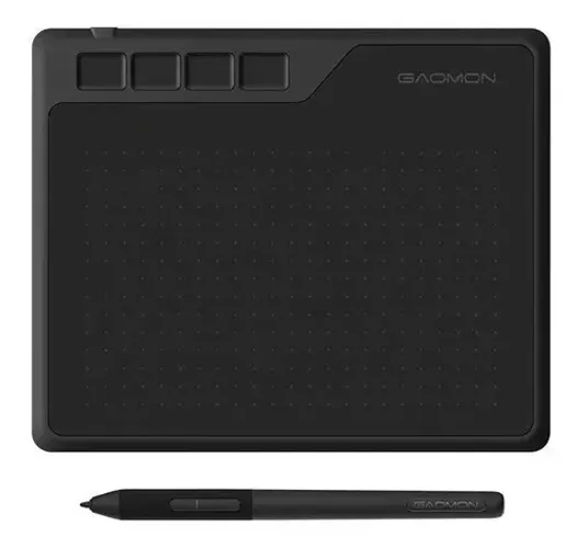 Mesa Digitalizadora Gaomon S620 Com Caneta Windows Android Digital Desenho 
