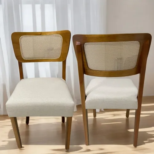 CADEIRAS MESA DE JANTAR EM MADEIRA MACIÇA!! 626TT7