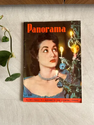 Revista Antiga Panorama pin-ups Vintage déc. 50 decoração vintage