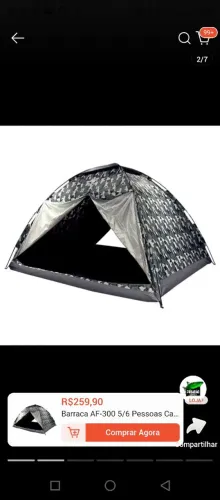 Barraca AF-300 5/6 Pessoas Camuflado - Albatroz