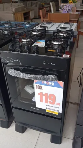 Fogão Suggar Neo Glass 4 Bocas