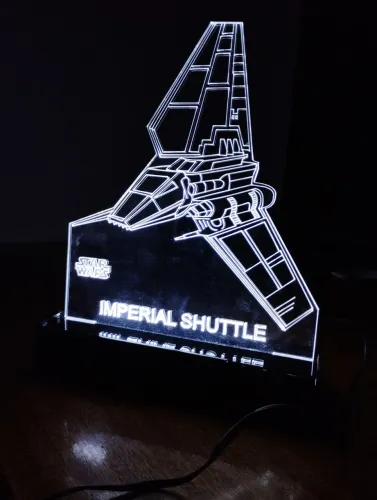 Star Wars Imperial Shuttle luminária