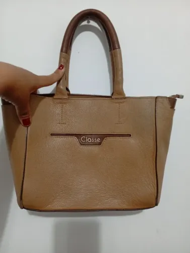 bolsa couro legítimo da classe couro