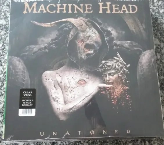 Machine Head Unatoned lacrado e importado ed limitada vinil branco 