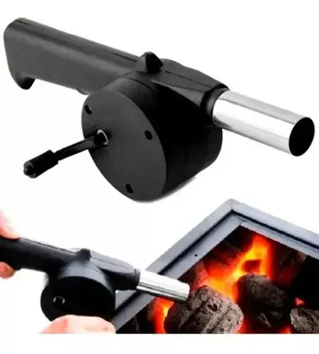 Soprador Acendedor De Churrasqueira E Lareira Manual