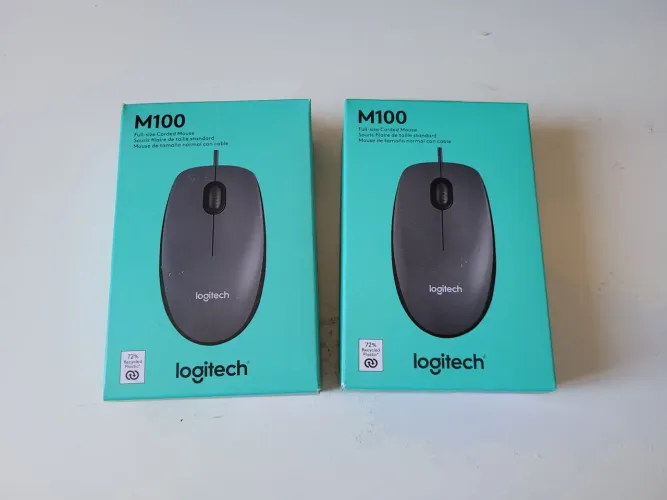 Mouse Logitech M100 lacrado kit com 2